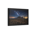Side Mockup 6. Nature Desert Landscape Desert Night Sky shown as stretched canvas wall art