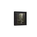 Side Mockup 24. Nature Forest Stream Rainy Forest Stream shown as stretched canvas wall art