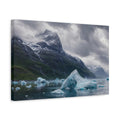 Side Mockup 4. Nature Glacial Landscape Glacial Landscape shown as stretched canvas wall art