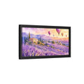 Side Mockup 8. Nature Lavender Field Purple Lavender Landscape shown as stretched canvas wall art