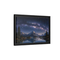 Side Mockup 6. Nature Milky Way Milky Way Landscape shown as stretched canvas wall art