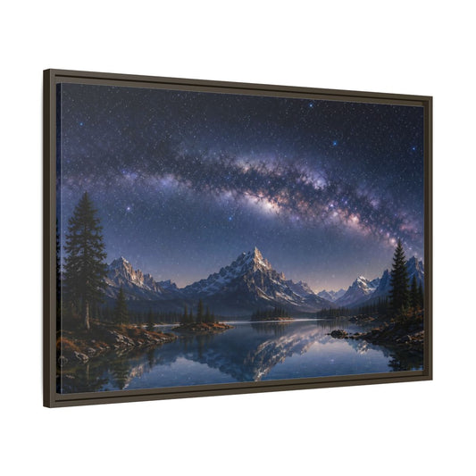 Main Mockup. Nature Milky Way Milky Way Landscape shown as stretched canvas wall art