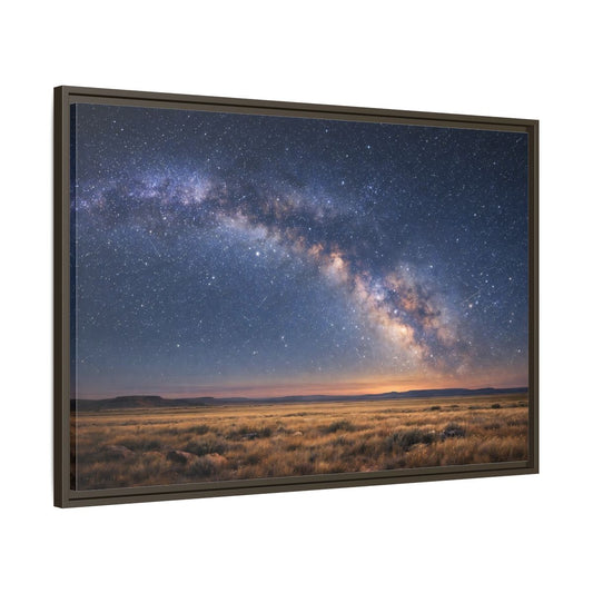 Main Mockup. Nature Milky Way Milky Way Landscape shown as stretched canvas wall art