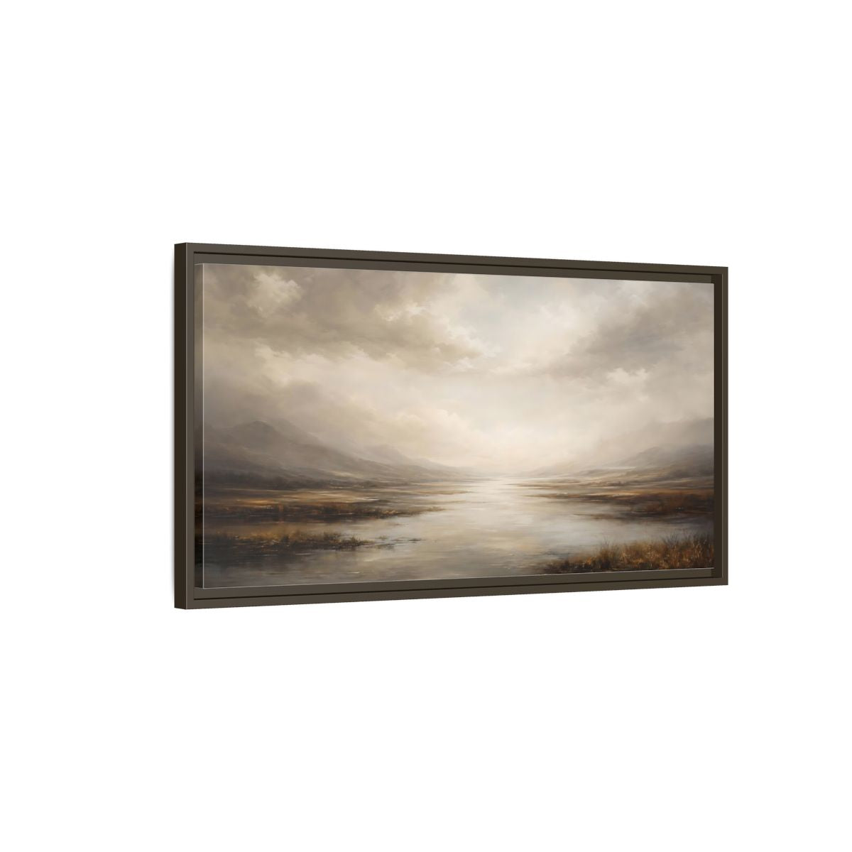 Main Mockup. Nature Misty Landscape Ethereal Landscape shown as stretched canvas wall art