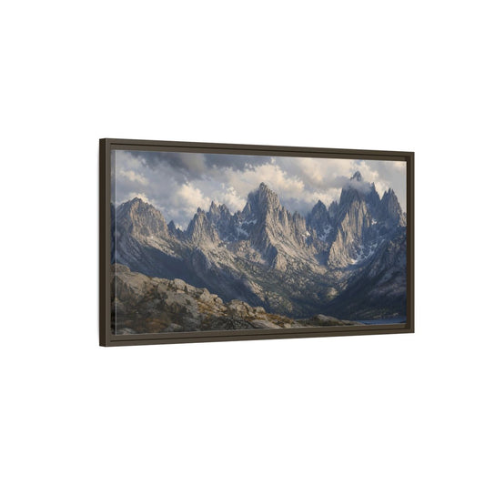 Main Mockup. Nature Mountains Mountain Landscape shown as stretched canvas wall art