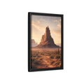 Side Mockup 6. Nature Rock Formation Desert Rock Landscape shown as stretched canvas wall art