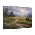 Side Mockup 4. Nature Rural Landscape Rural Landscape shown as stretched canvas wall art