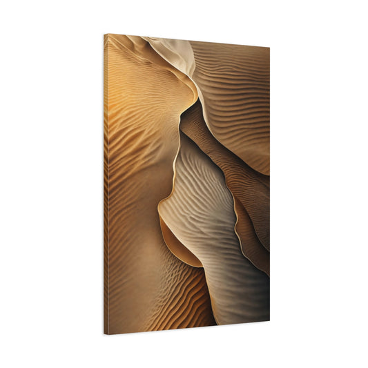 Main Mockup. Nature Sand Dunes Desert Sand Dunes shown as stretched canvas wall art