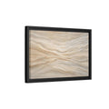 Side Mockup 6. Nature Sand Waves Beige Sand Waves shown as stretched canvas wall art