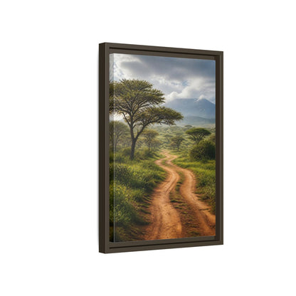 Side Mockup 5. Nature Savanna Landscape African Landscape shown as stretched canvas wall art
