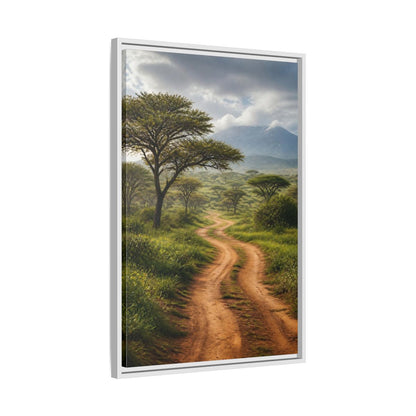 Side Mockup 10. Nature Savanna Landscape African Landscape shown as stretched canvas wall art