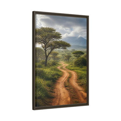 Side Mockup 11. Nature Savanna Landscape African Landscape shown as stretched canvas wall art