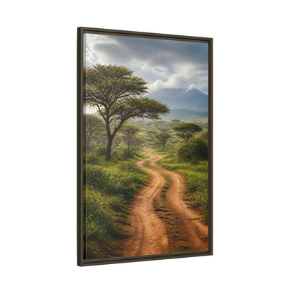 Main Mockup. Nature Savanna Landscape African Landscape shown as stretched canvas wall art