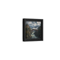 Side Mockup 24. Nature Steam Train Mountain Train shown as stretched canvas wall art