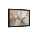 Side Mockup 6. Nature Tree Branches Neutral Gold shown as stretched canvas wall art