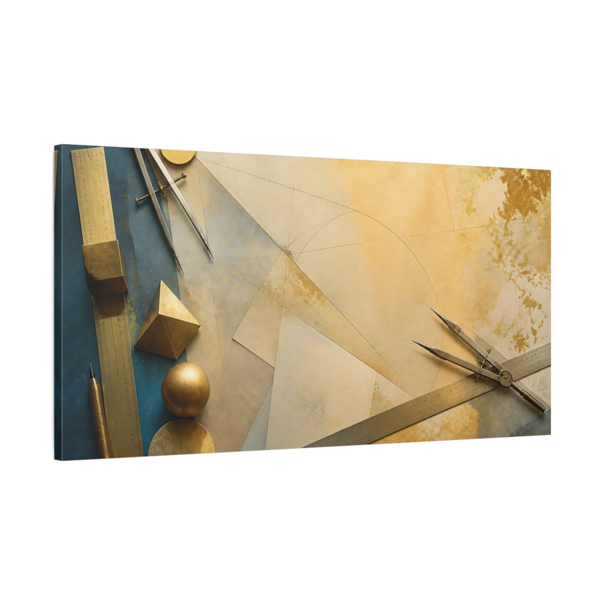 Main Mockup. Office Drafting Tools shown as canvas print