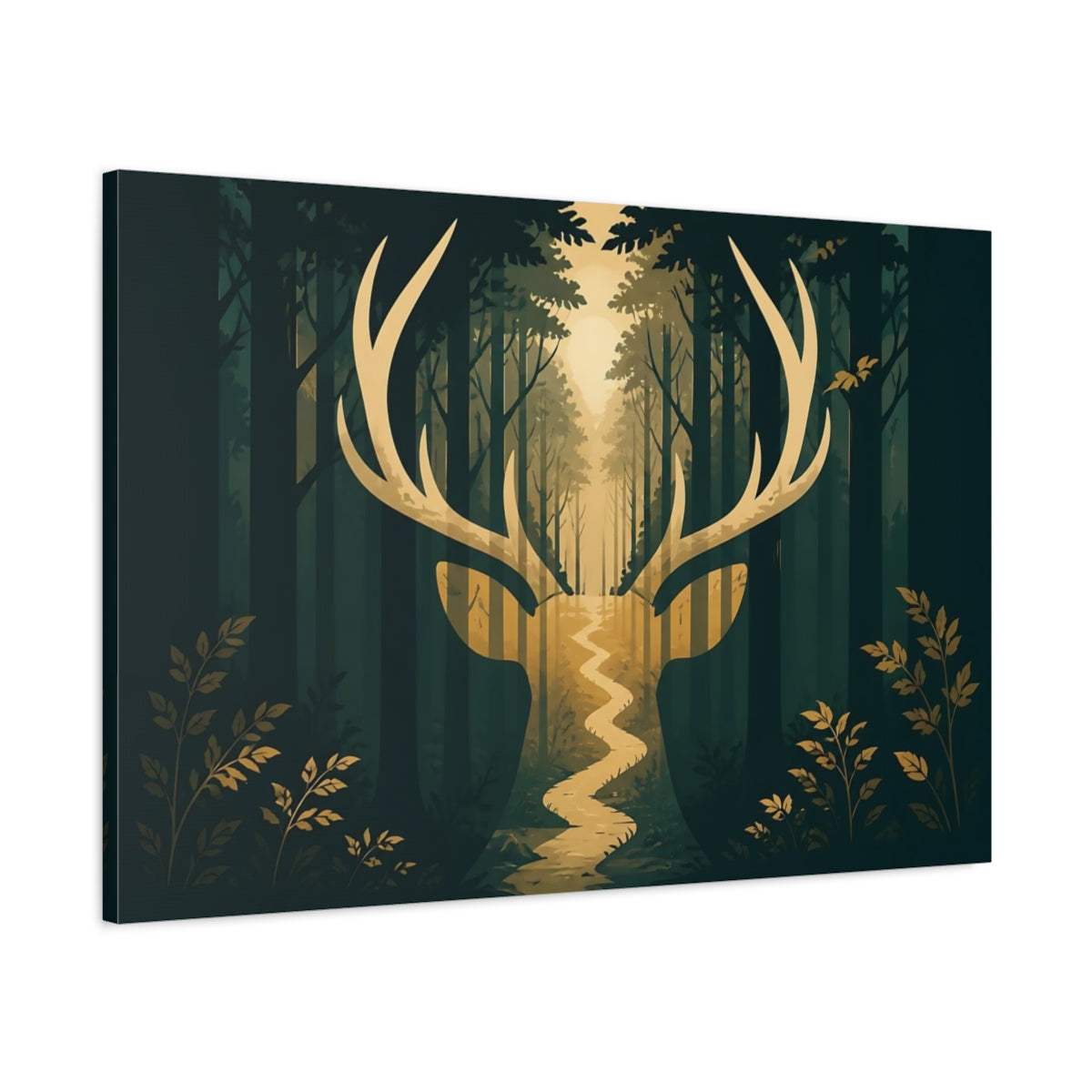 Main Mockup. Path Of The Stag shown as canvas print