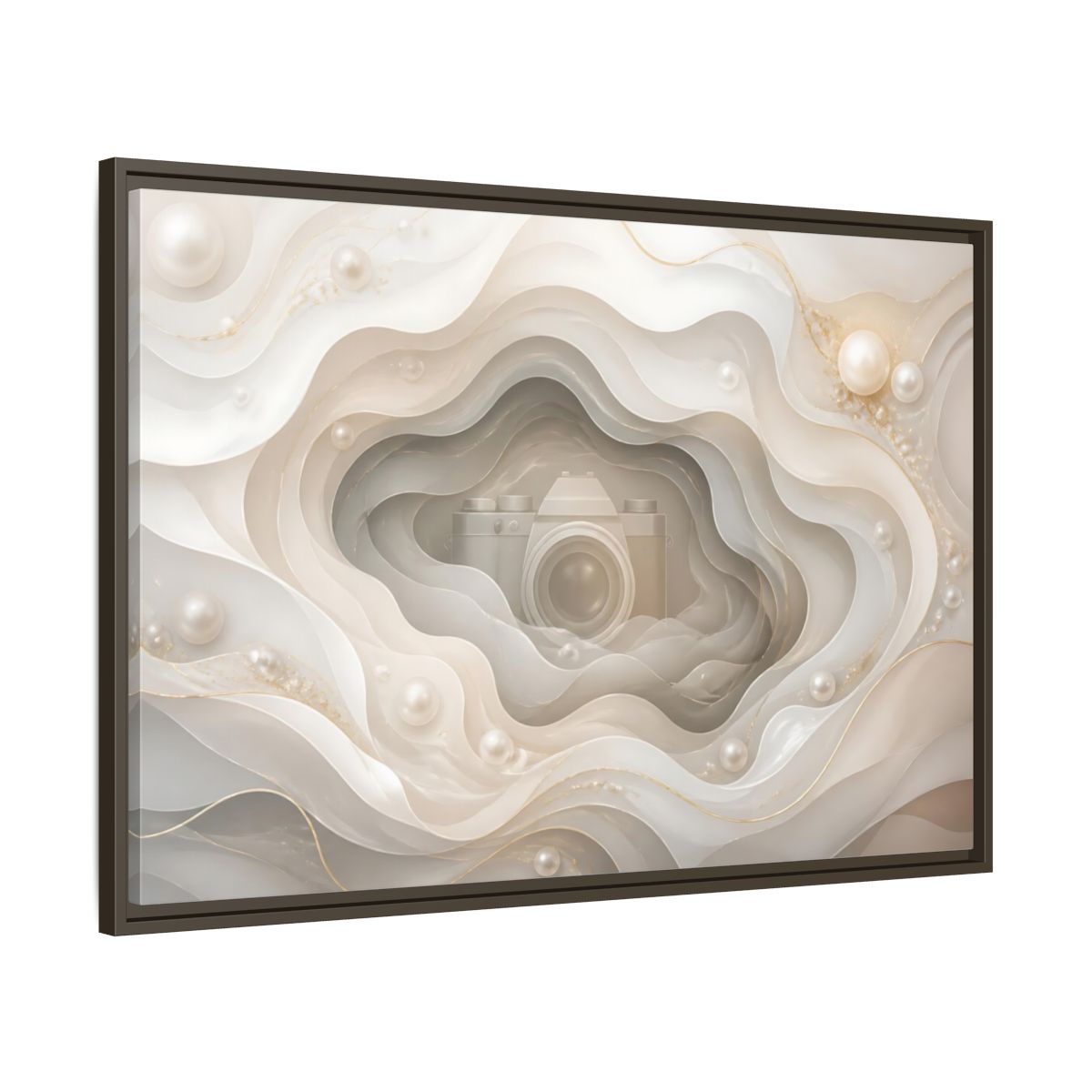 Main Mockup. Pearl Camera Dreamscape shown as framed canvas print