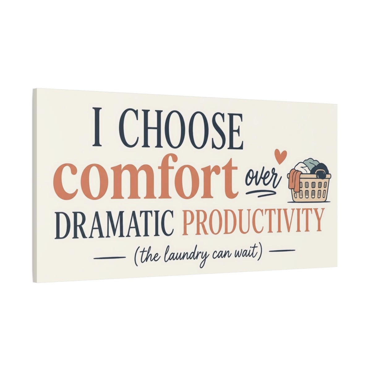 Side Mockup 2. ‏‏ Quotes shown as canvas print