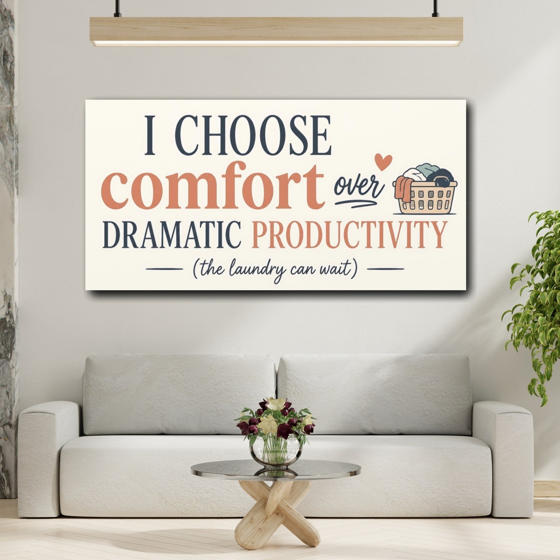 Mockup 2. ‏‏ Quotes shown as canvas print