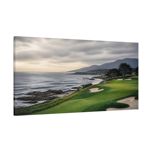 Main Mockup. Seaside Golf Course Vista shown as canvas print