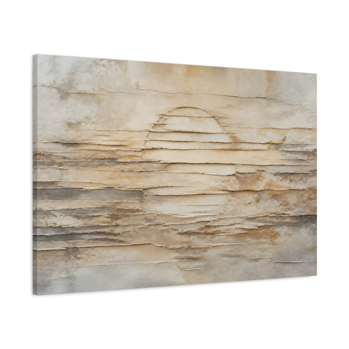 Main Mockup. Soft Arch Plaster Layers shown as canvas print