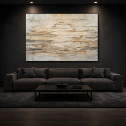 Mockup 3. Soft Arch Plaster Layers shown as canvas print