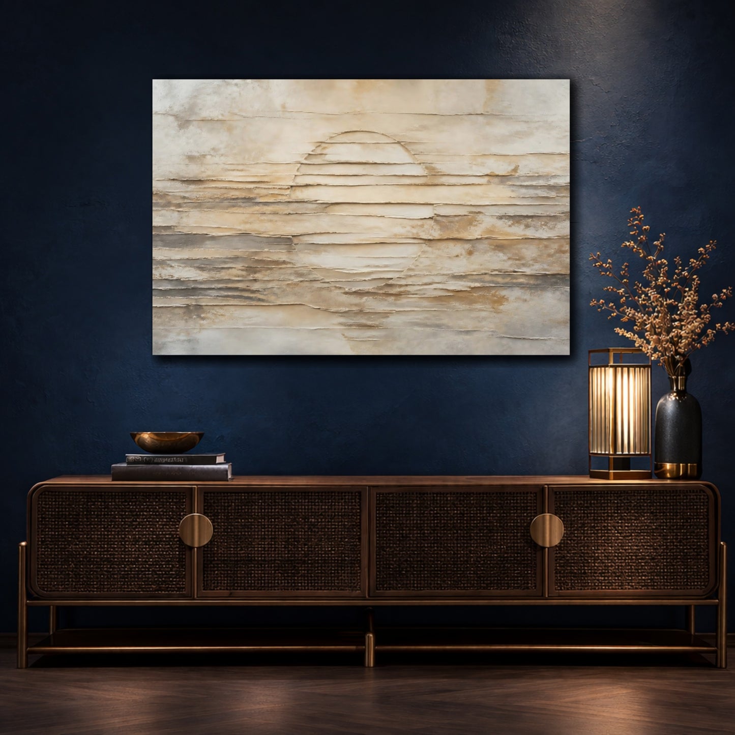 Mockup 4. Soft Arch Plaster Layers shown as canvas print