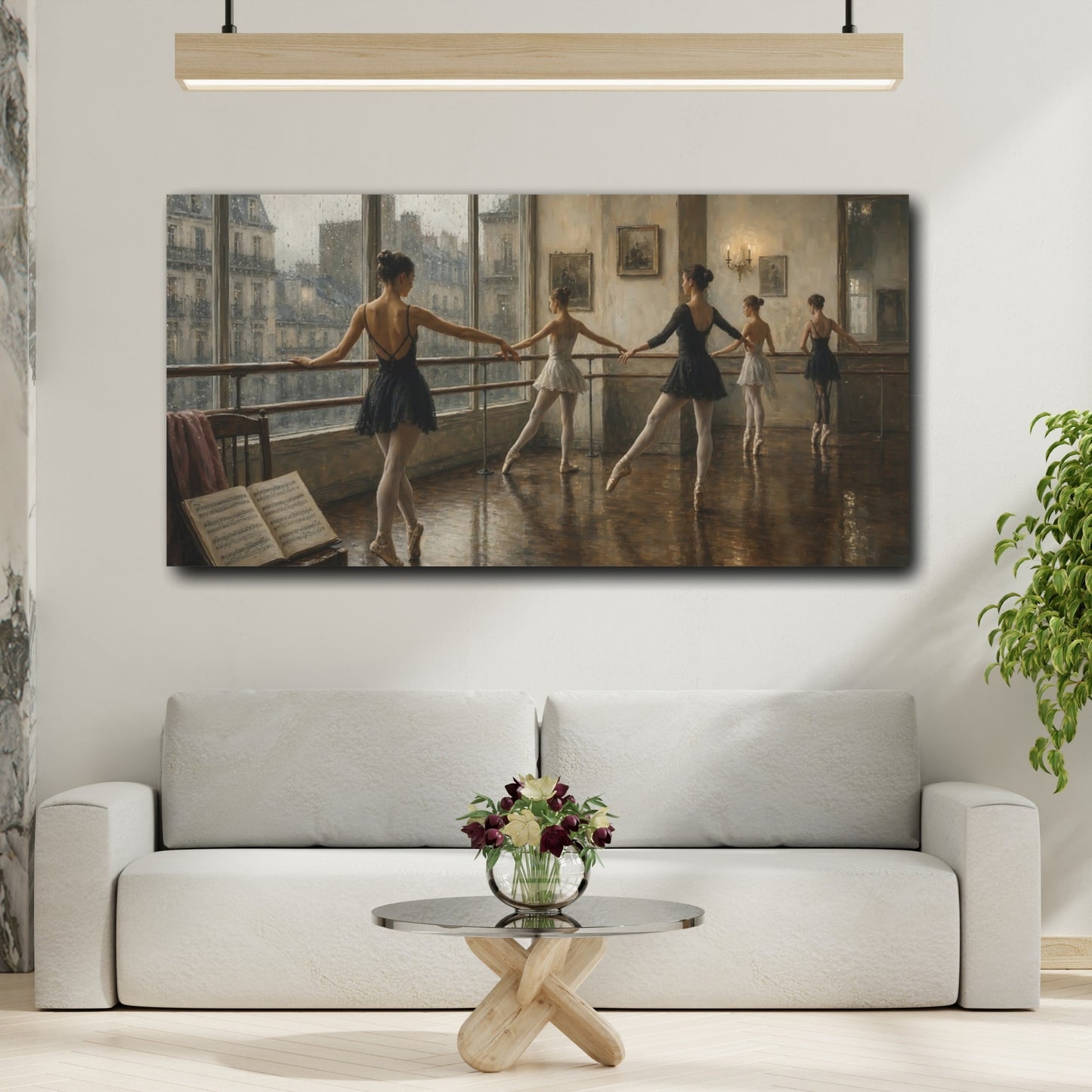 Mockup 2. Sports Ballerinas Ballerinas Dance Studio shown as canvas print