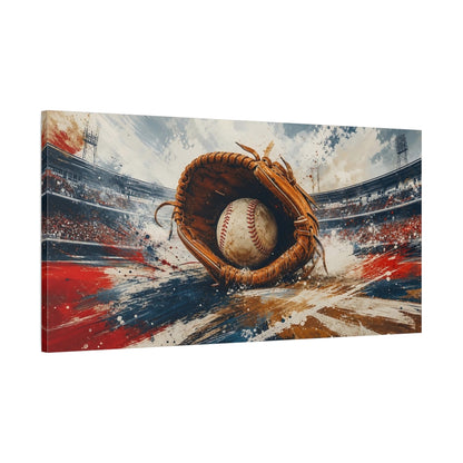 Main Mockup. Sports Baseball Baseball Stadium Art shown as canvas print