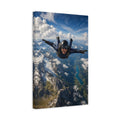 Side Mockup 4. Sports Skydiver Adventure Skydiving shown as stretched canvas wall art