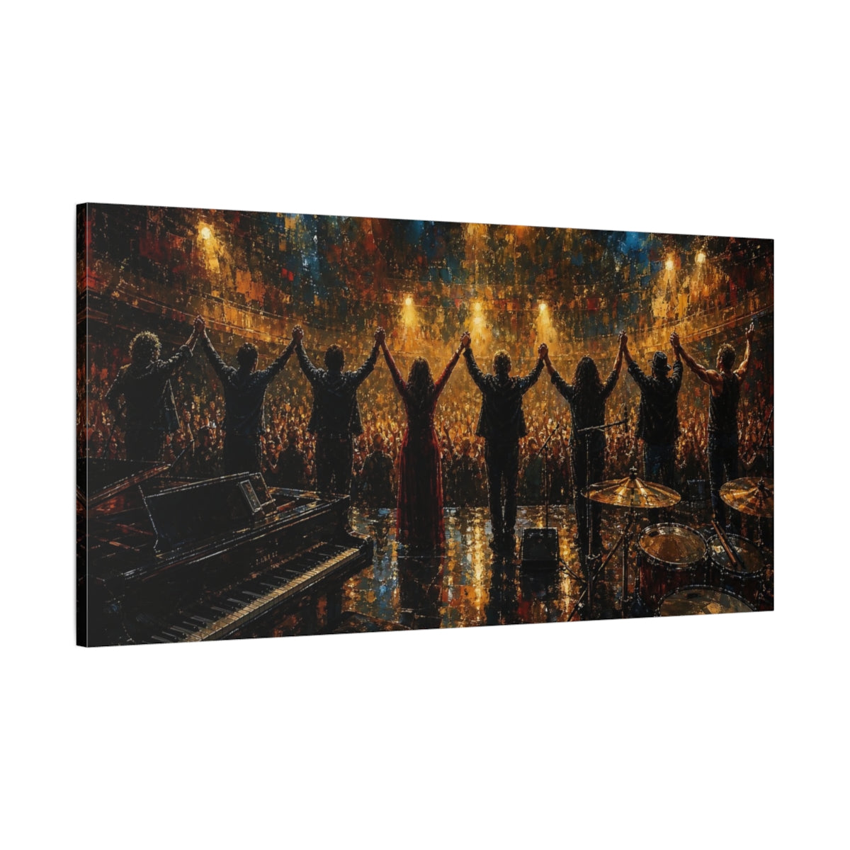 Main Mockup. Standing Ovation shown as canvas print