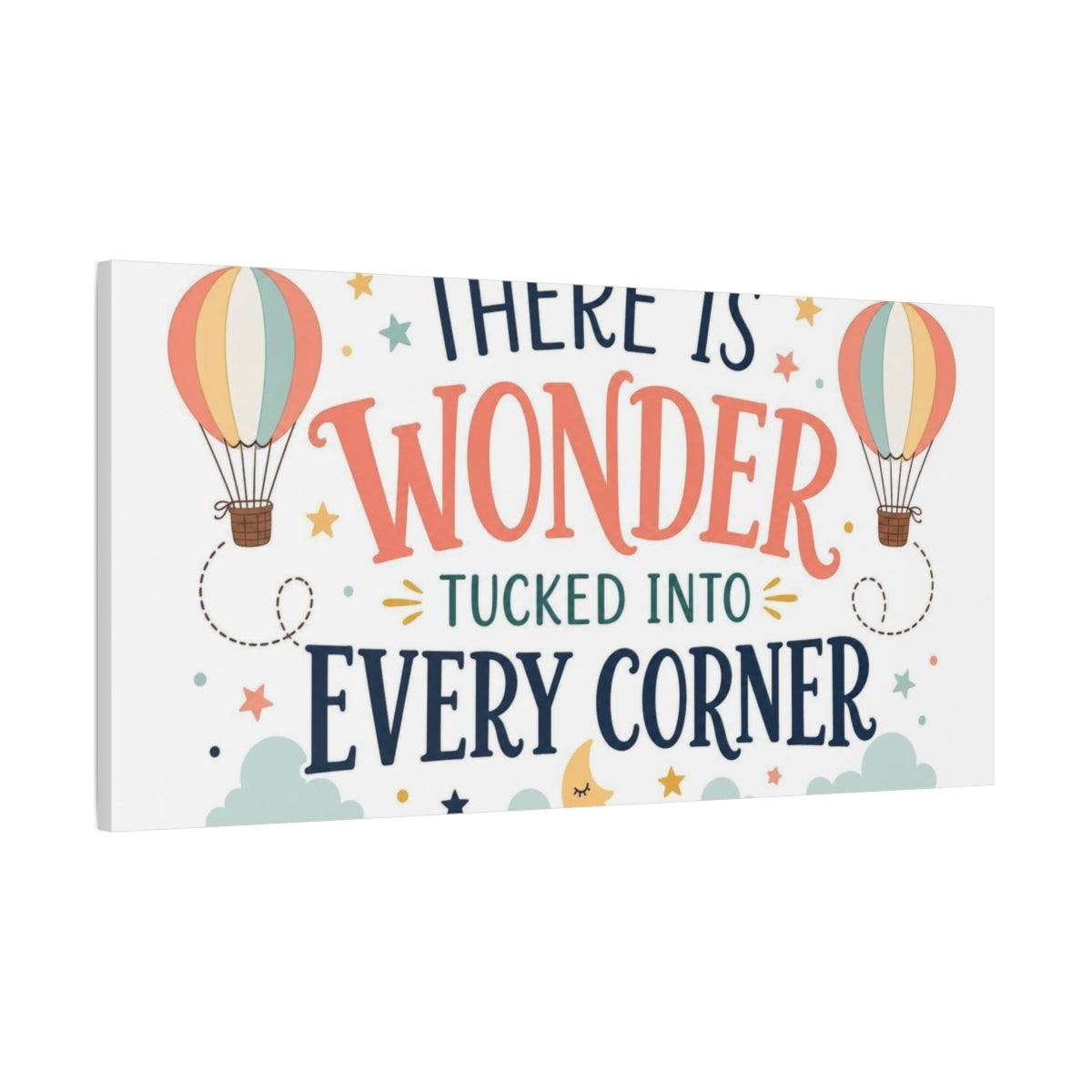 Main Mockup. There Is Wonder Art shown as canvas print