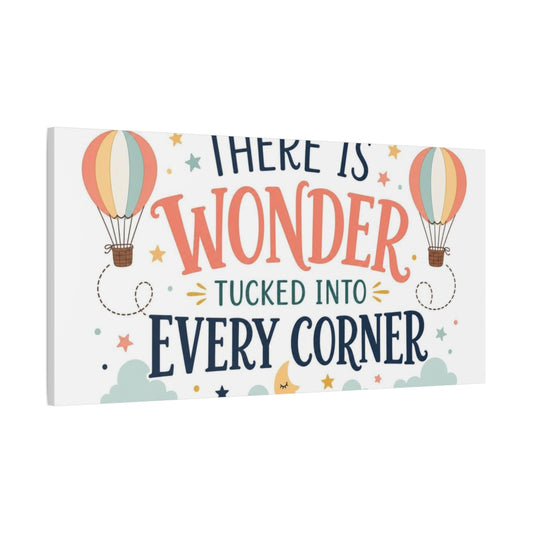 Main Mockup. There Is Wonder Art shown as canvas print