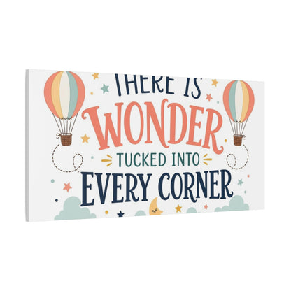 Side Mockup 2. There Is Wonder Art shown as canvas print