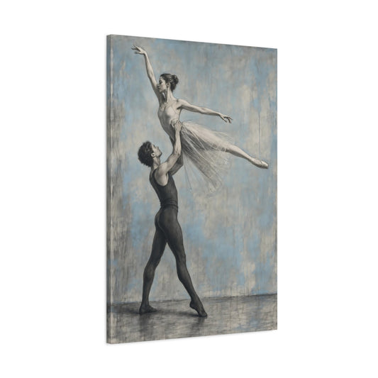 Main Mockup. Vintage Ballet Dancers Ballet Dancers shown as canvas print