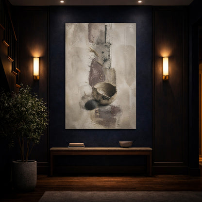 Mockup 4. Wabi Sabi Broken Bowl shown as canvas print